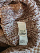 LL Bean Brown Cotton Blend Cardigan (L)