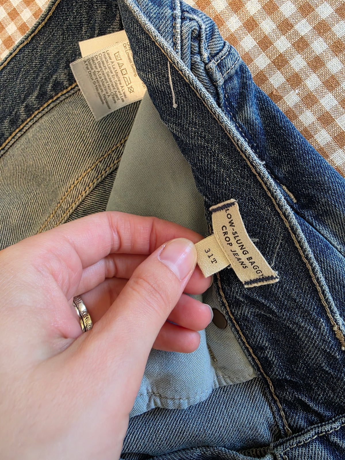 Madewell Low Slung Baggy Jeans (31T)