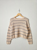 Z Supply Textured Cotton Sweater (M)