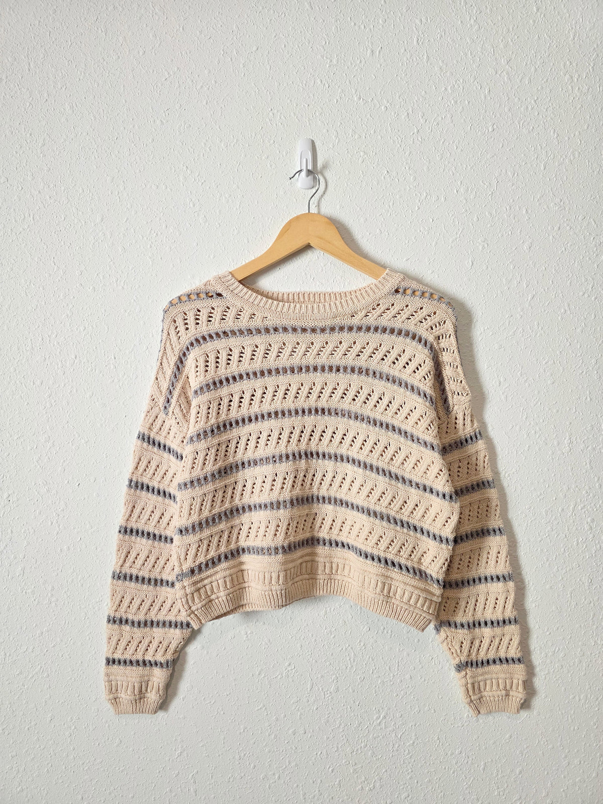 Z Supply Textured Cotton Sweater (M)