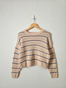 Z Supply Textured Cotton Sweater (M)