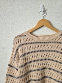 Z Supply Textured Cotton Sweater (M)