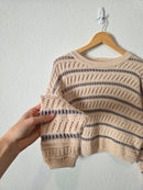 Z Supply Textured Cotton Sweater (M)