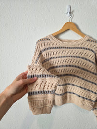 Z Supply Textured Cotton Sweater (M)
