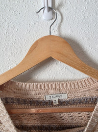 Z Supply Textured Cotton Sweater (M)