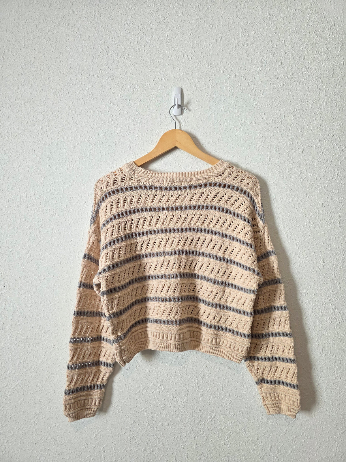 Z Supply Textured Cotton Sweater (M)