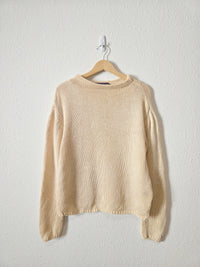 Vintage Hemp Wool Blend Sweater (L)