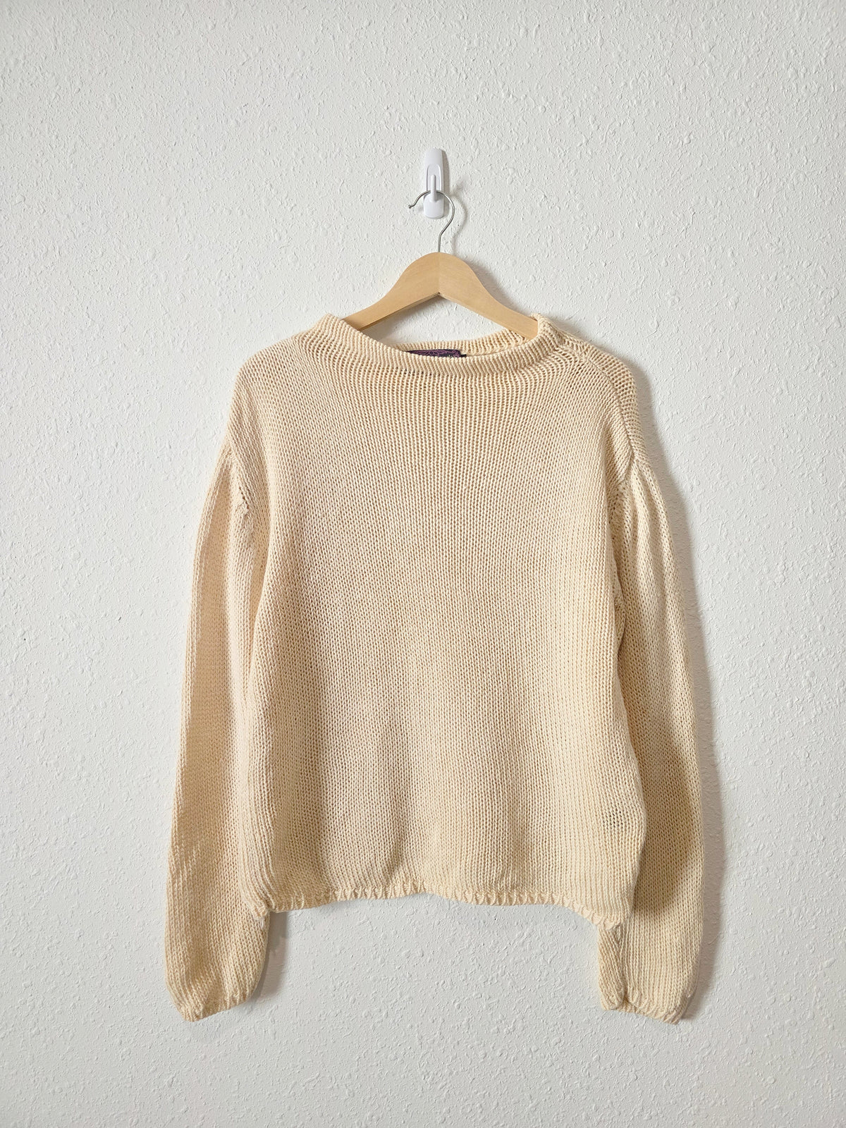 Vintage Hemp Wool Blend Sweater (L)