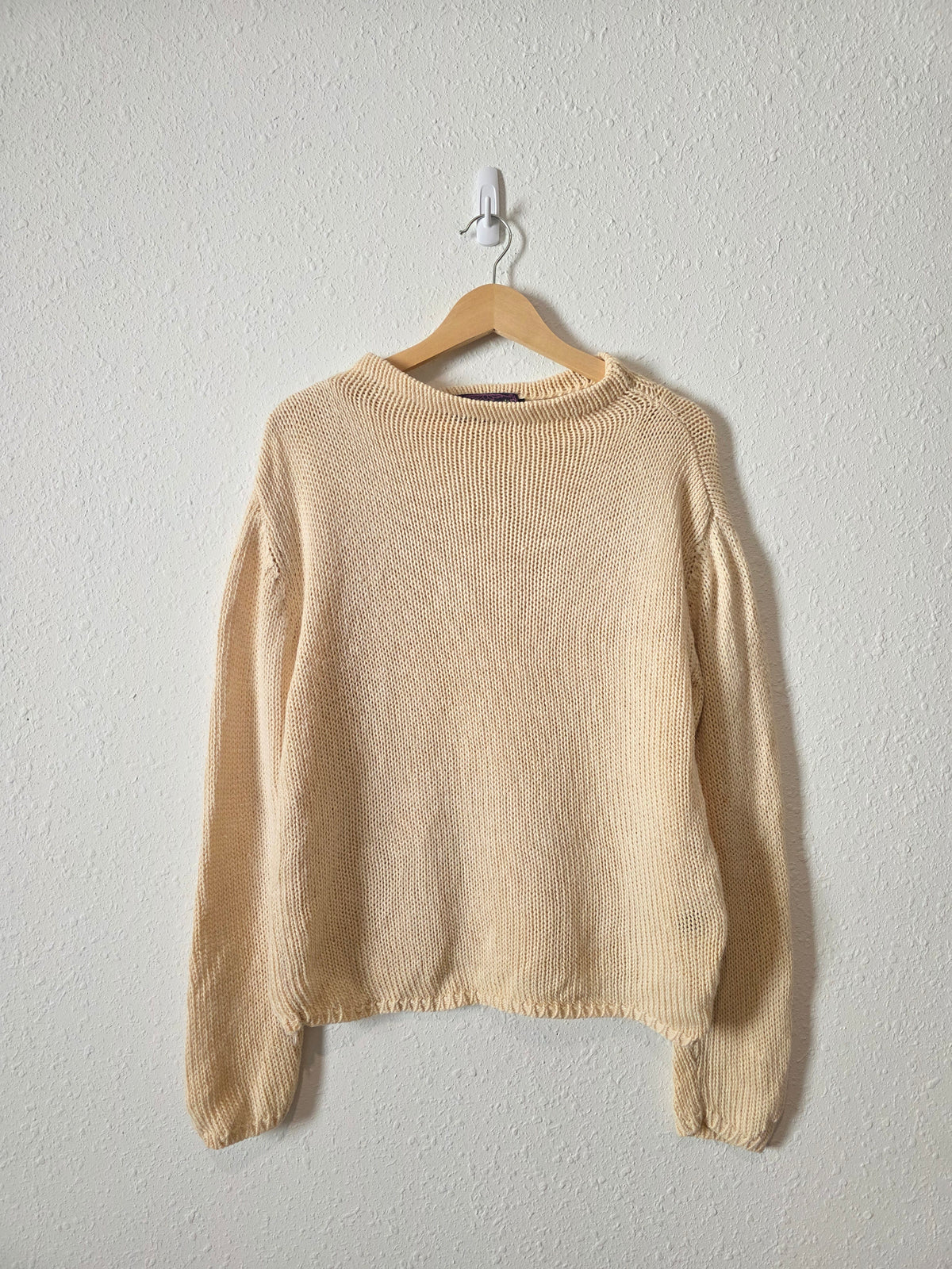 Vintage Hemp Wool Blend Sweater (L)