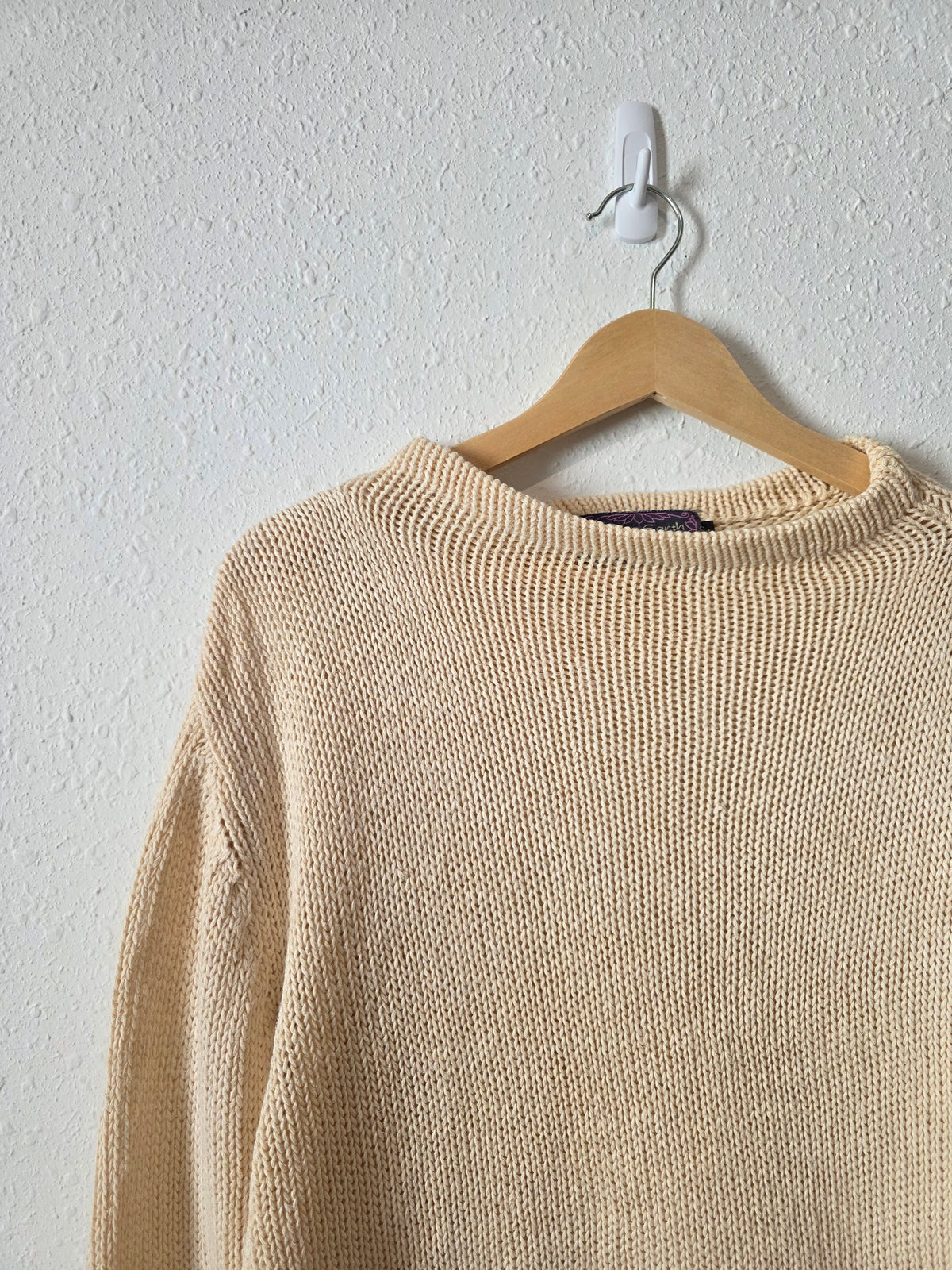 Vintage Hemp Wool Blend Sweater (L)