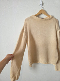 Vintage Hemp Wool Blend Sweater (L)