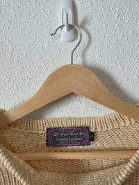 Vintage Hemp Wool Blend Sweater (L)