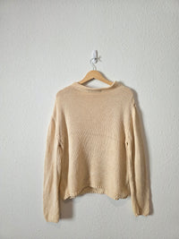 Vintage Hemp Wool Blend Sweater (L)