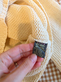 Vintage Hemp Wool Blend Sweater (L)