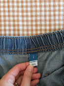 Relaxed Pull On Barrel Jeans (L)