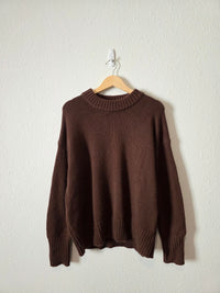 La Ligne Brown Wool Cashmere Sweater (M)