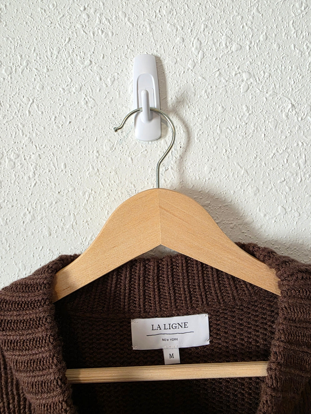 La Ligne Brown Wool Cashmere Sweater (M)
