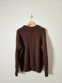 La Ligne Brown Wool Cashmere Sweater (M)