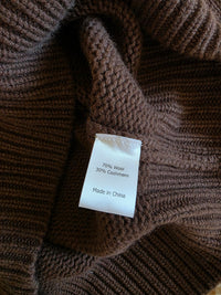La Ligne Brown Wool Cashmere Sweater (M)