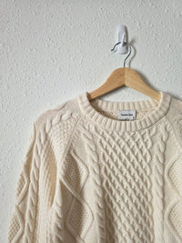 NEW Sunday Best Cable Knit Sweater (S)