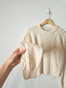 NEW Sunday Best Cable Knit Sweater (S)