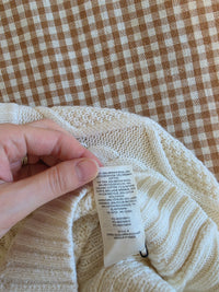 NEW Sunday Best Cable Knit Sweater (S)