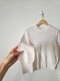 Madewell Textured Pointelle Sweater (M)