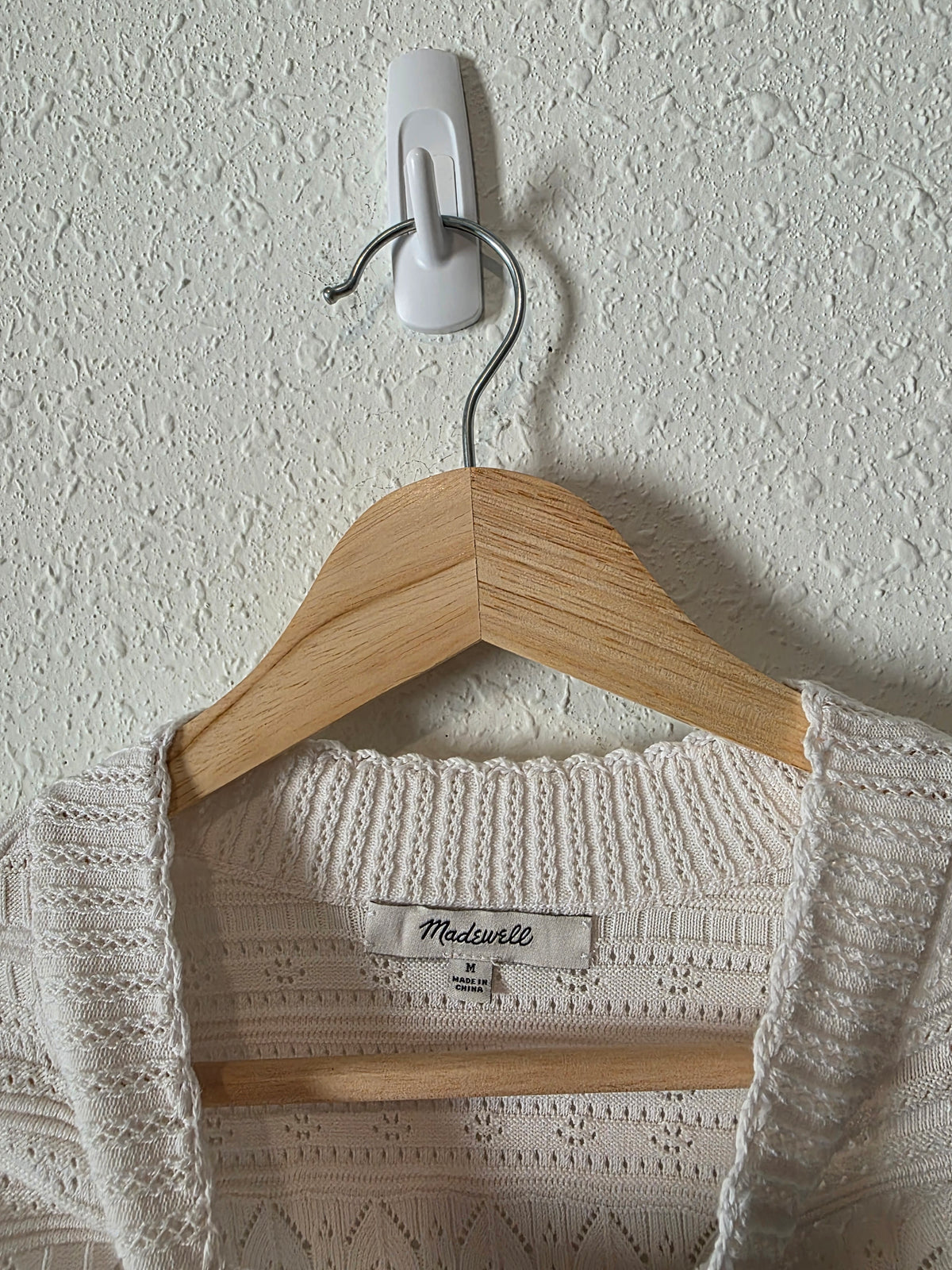 Madewell Textured Pointelle Sweater (M)
