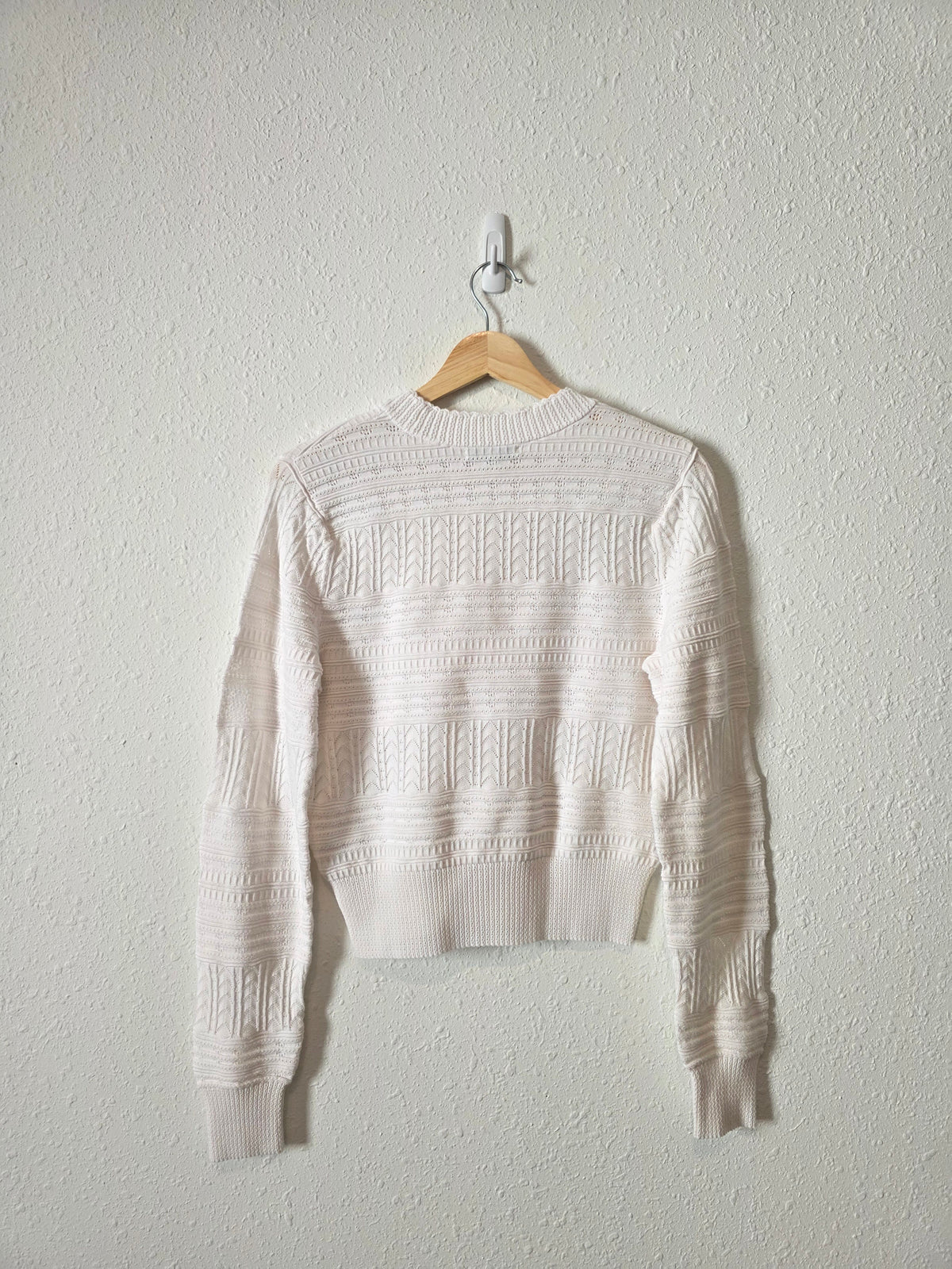 Madewell Textured Pointelle Sweater (M)