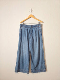 Gap Pull On Wide Leg Jeans (M)