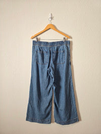 Gap Pull On Wide Leg Jeans (M)