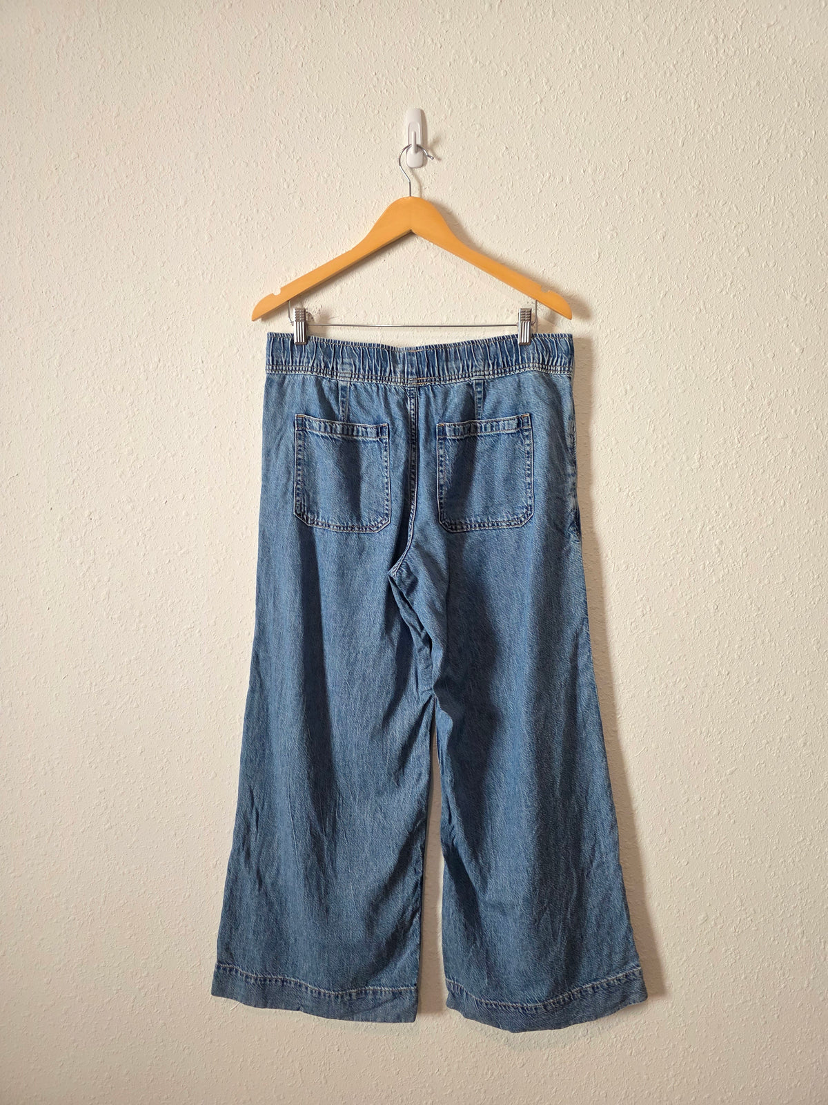 Gap Pull On Wide Leg Jeans (M)