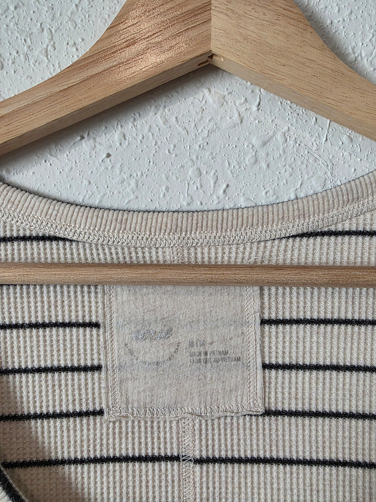 Aerie Striped Henley Tee (M)