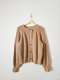 Banana Republic Camel Cardigan Sweater (XL)