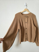 Banana Republic Camel Cardigan Sweater (XL)