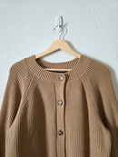 Banana Republic Camel Cardigan Sweater (XL)