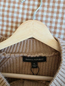 Banana Republic Camel Cardigan Sweater (XL)
