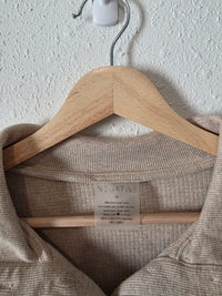 Negative Waffle Henley Sweatshirt (M)