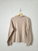 Negative Waffle Henley Sweatshirt (M)