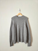 J.Crew Gray Merino Wool Blend Sweater (M)