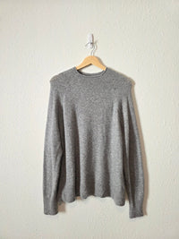 J.Crew Gray Merino Wool Blend Sweater (M)