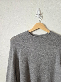 J.Crew Gray Merino Wool Blend Sweater (M)