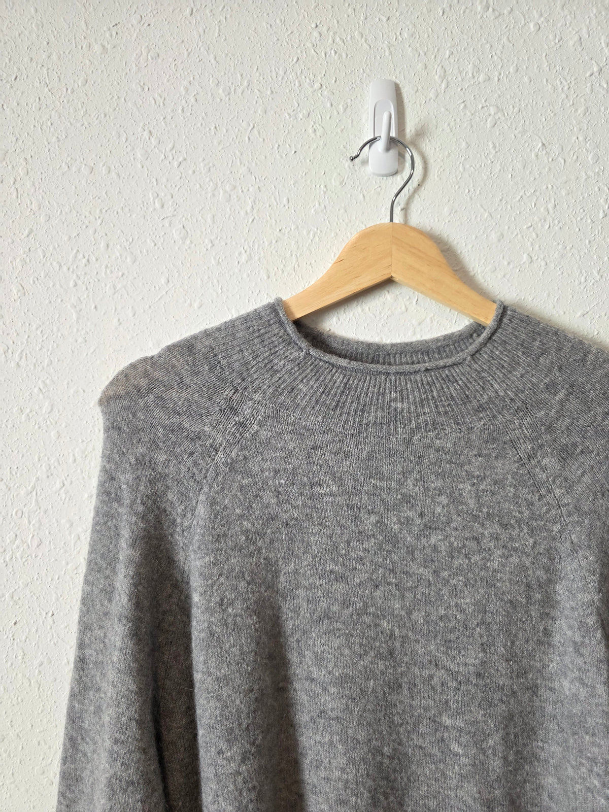 J.Crew Gray Merino Wool Blend Sweater (M)