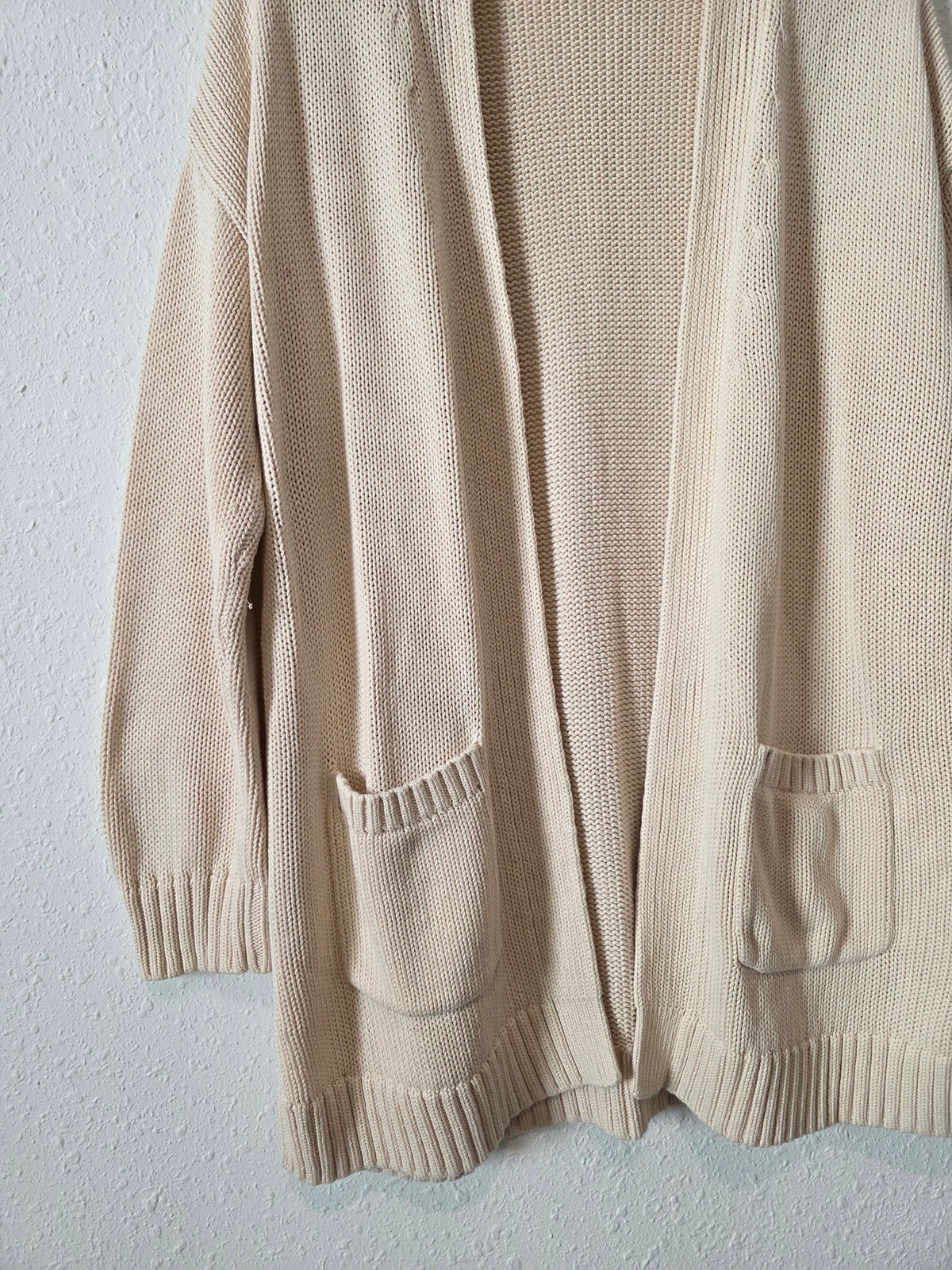 Gap Cream Cotton Cardigan (L)