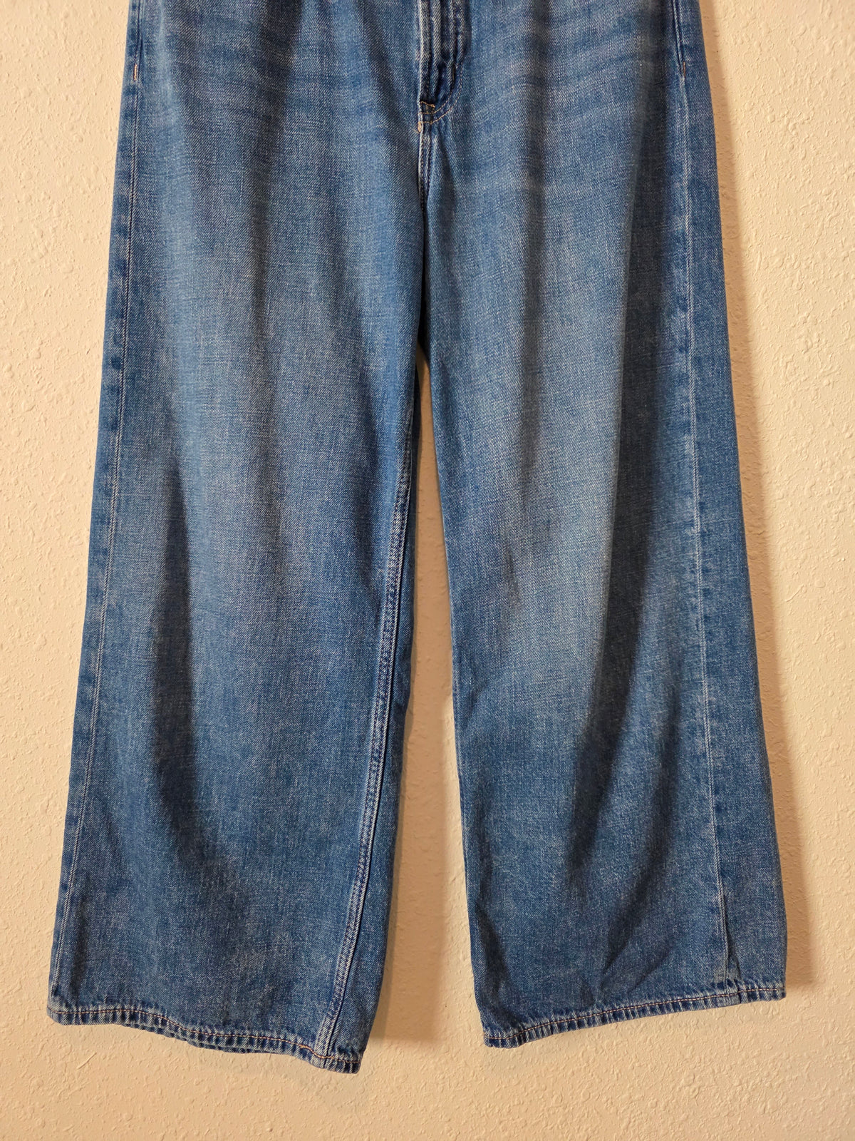 Gap High Rise Wide Leg Jeans (10/30s)