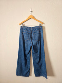 Gap High Rise Wide Leg Jeans (10/30s)