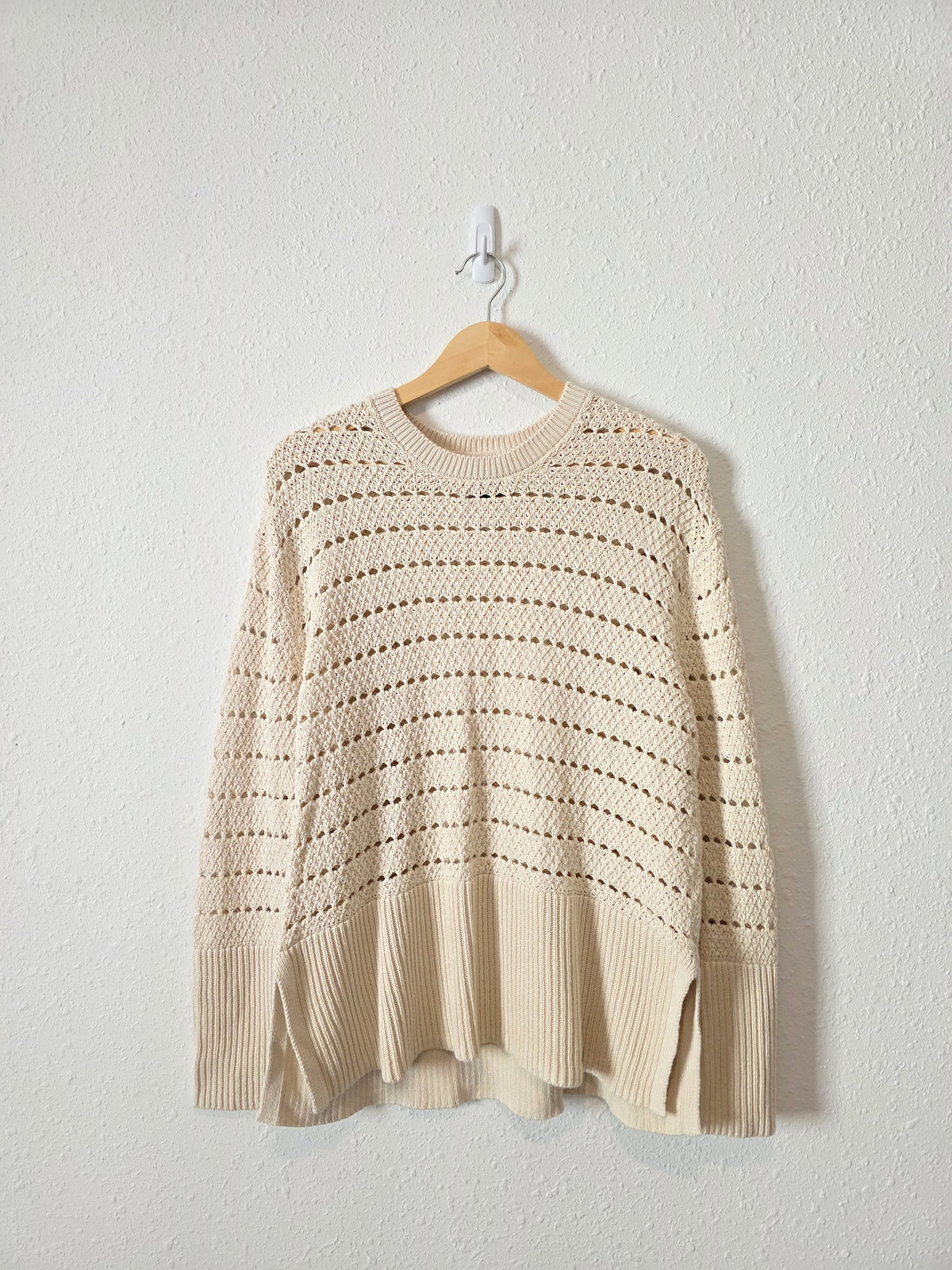 Gap Crochet Crewneck Sweater (XS)