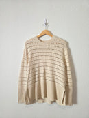 Gap Crochet Crewneck Sweater (XS)