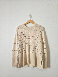 Gap Crochet Crewneck Sweater (XS)
