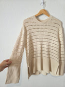 Gap Crochet Crewneck Sweater (XS)